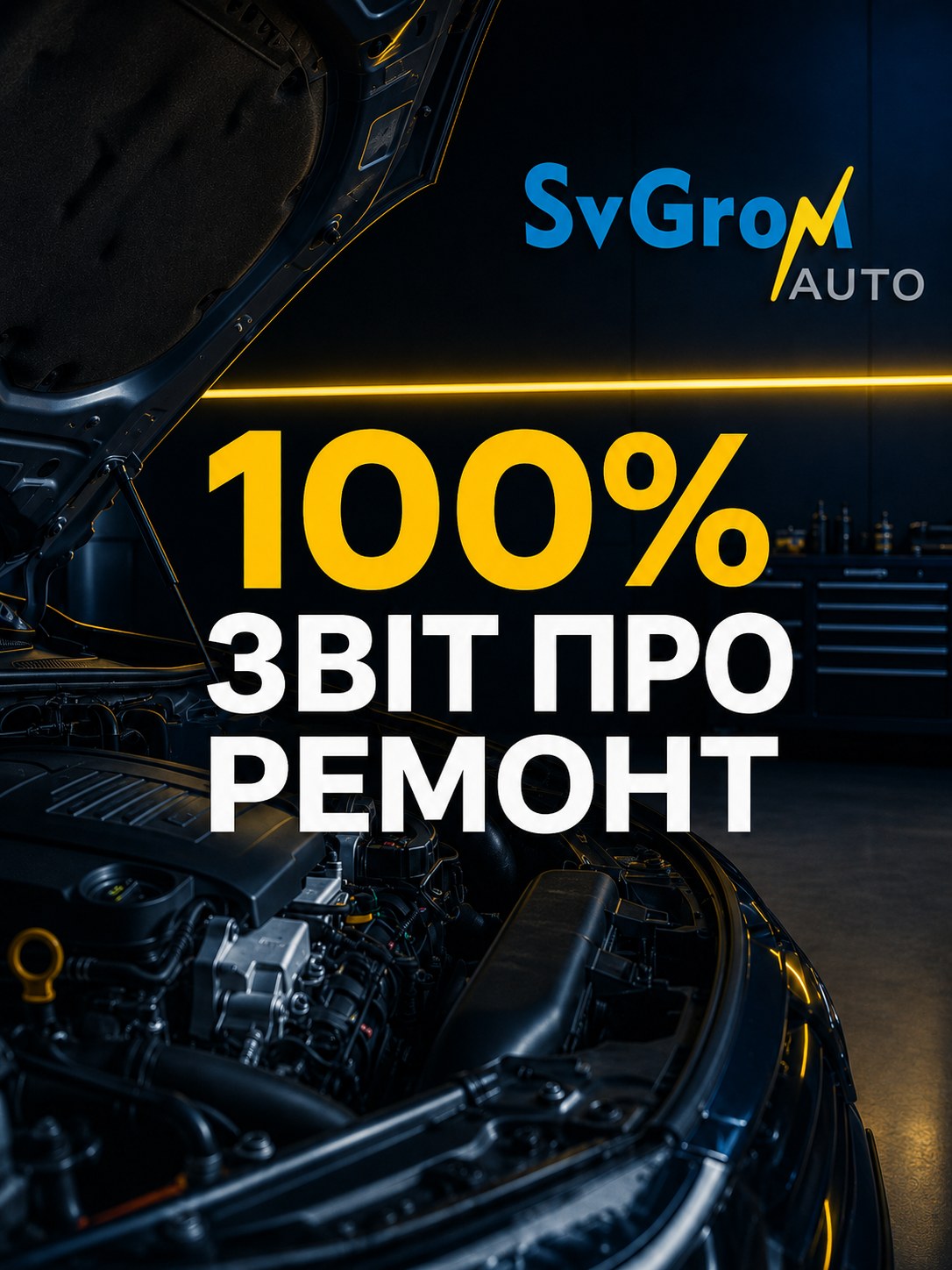 100% звіт про ремонт — SvGrom Auto